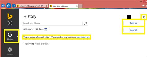Tutorial Turn Off Search History Malwaretips
