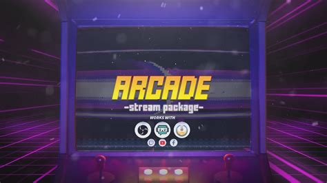 Twitch Retro Arcade Overlay Pack 2021 Youtube