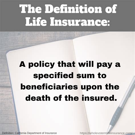 An insurer is a company that sells insurance. Definitions - Whole Vs Term Life