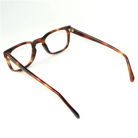 Mens Vintage 1960s Amber Eyeglass Frames Never Used Etsy