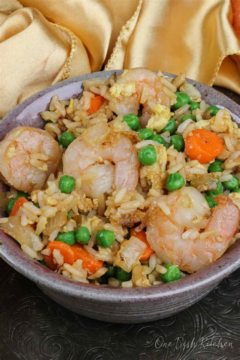 Shrimp Fried Rice Recipe Single Serving One Dish Kitchen