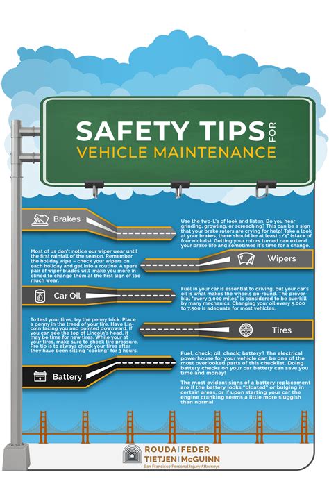 Safety Tips For Vehicle Maintenance