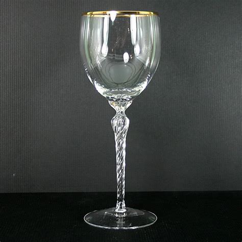 Lenox Crystal Monroe Gold Trim Water Goblet