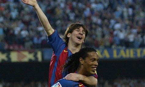Video Messi Scores His First Goal For Barcelona In 2005 Talksport