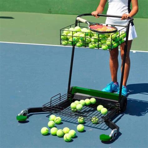 Oncourt Offcourt 2 Basket Tennis Ball Mower And Teaching Cart W 300 Ball