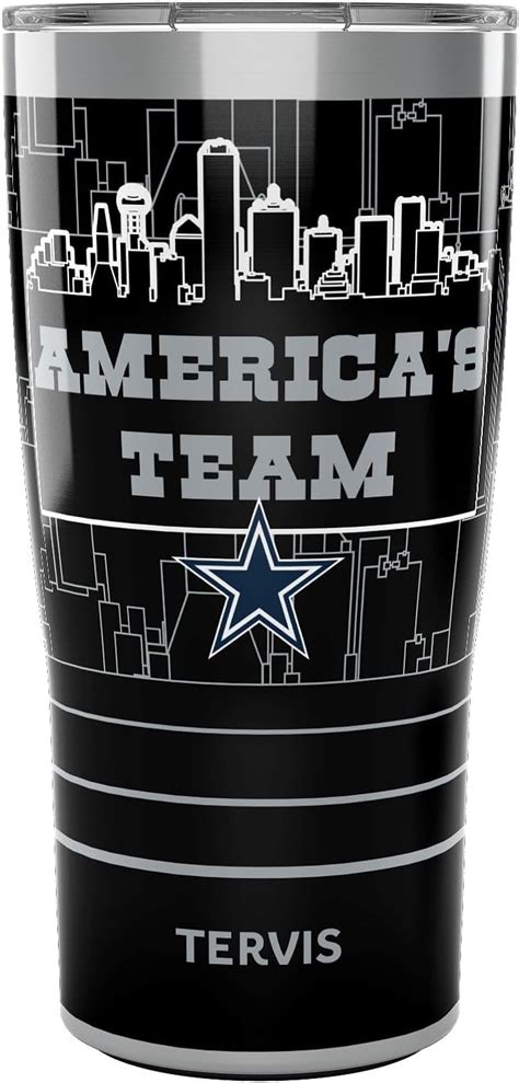 Tervis Nfl Dallas Cowboys Americas Team Slogan Insulated Tumbler 20oz Stainless