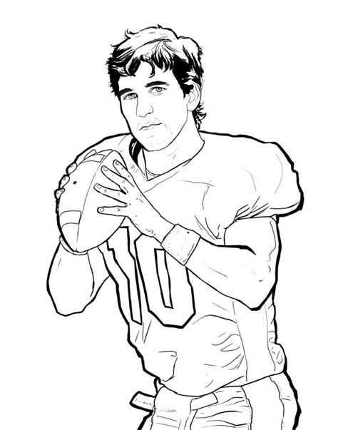 Eli Manning Coloring Pages - Coloring Home