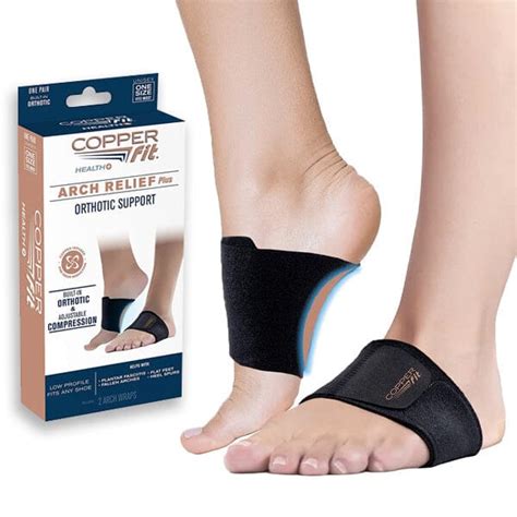Copper Fit® Arch Relief Plus Orthotic Support 1 Pair • Showcase