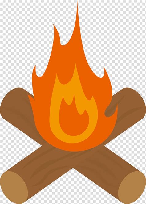 Burning Camp Campfire Camping Fire Hot Log Icon Campfire Clip Art Library