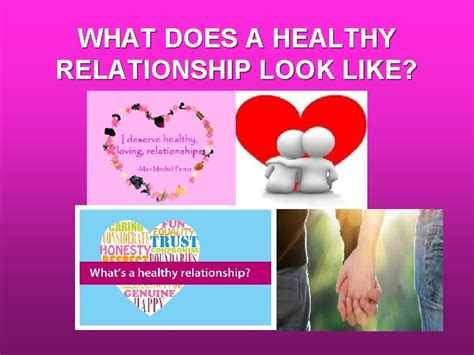 What Does A Healthy Relationship Look Like Discussion