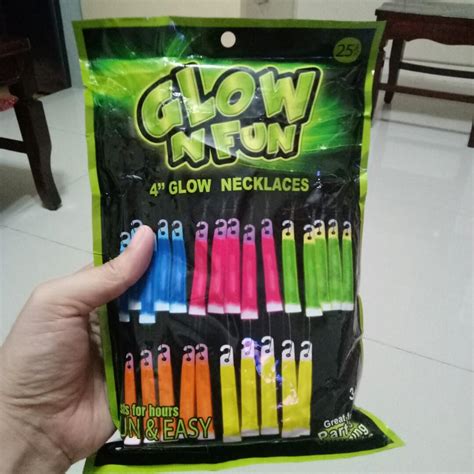 Glow Necklaces Hobbies And Toys Toys And Games On Carousell