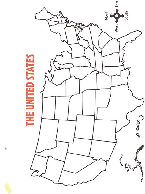 Blank 50 States Mapbmp | United states map, United states 