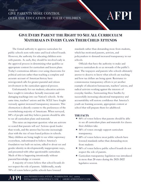 Give Every Parent the Right to See All Curriculum Materials in Every