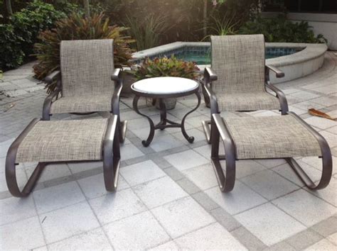 Pull together patio furniture sets for intimate outdoor seating solutions, or larger patio furniture sets for hosting and entertaining. Patio Furniture Repair & Restoration Services: Absolute ...