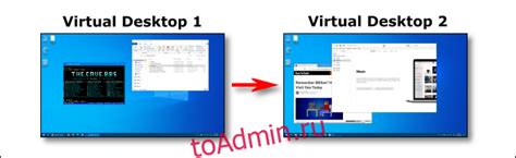 Как быстро переключаться между виртуальными рабочими столами в Windows