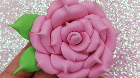 Flores De Fomi Fáciles De HacerКанзаши Manualidades Goma Evacrafts