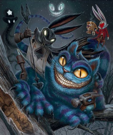 Making Friends By Greg Craola Simkins Dark Alice In Wonderland