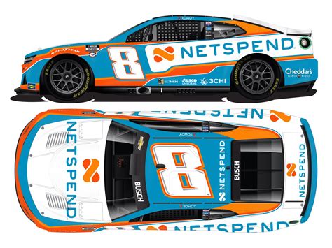 2023 Kyle Busch No. 8 NetSpend 1:24 Scale Die-Cast – RCR Museum & Team