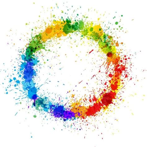 Colorful Ink Circle Elements Download Original Version On