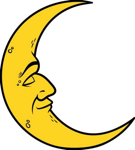 Best Crescent Moon Illustrations Royalty Free Vector Graphics And Clip