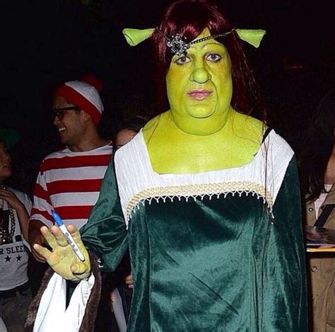 Colton Haynes Dressed As Fiona From Shrek Best Celebrity Halloween