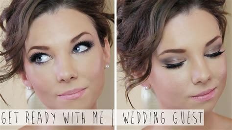 hair and makeup wedding guest