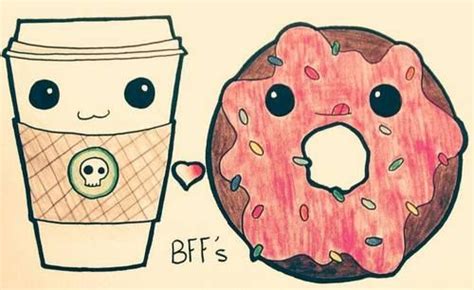 Imagine Bff Donuts And Friends Bff Drawings Cute Drawings Kawaii