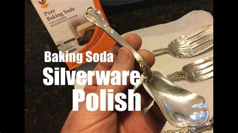 How To Easily Polish Silverware With The Baking Soda Method Youtube