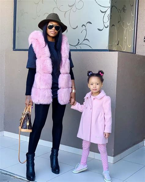 dj zinhle and kairo serve major mother daughter goals in pink za
