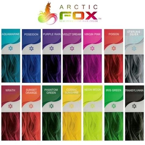 Arctic Fox Hair Dye Colors Arctic Fox 100 Vegan Purple Rain Semi