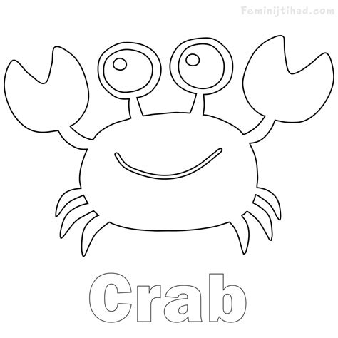 Cartoon Crab Coloring Pages Coloring Pages