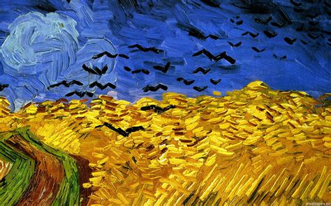 Painting Of Vincent Van Gogh Field Wallpapers And Images Wallpapers
