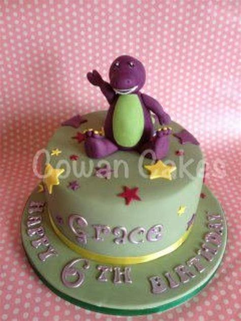 Barney Cake Decorated Cake By Alison Cowan Cakesdecor