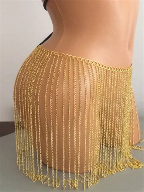 Sexy Gold Plated Waist Belly Chain Best Crossdress And Tgirl Store