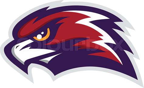 Hawk Head Mascot Vector Logo Stock Vector Colourbox