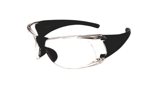 Sport Safety Glasses Z87 Safety Rated In Black W Clear Lens Sts 0070