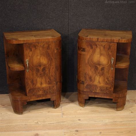 Antiques Atlas Pair Of Italian Art Deco Style Bedside Tables