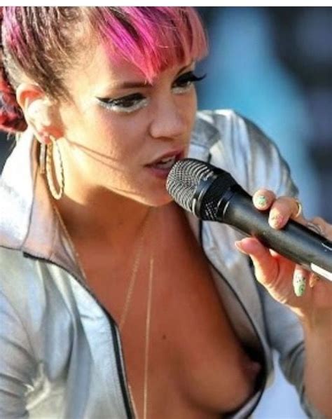 Lily Allen Great Nipple Slip Collection 6 Pics Xhamster