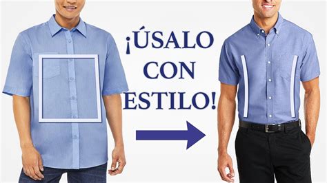 Cómo Ajustar Una Camisa De Manga Corta Con Botones Úsala Con Estilo