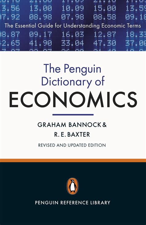 The Penguin Dictionary Of Economics By Graham Bannock Penguin Books