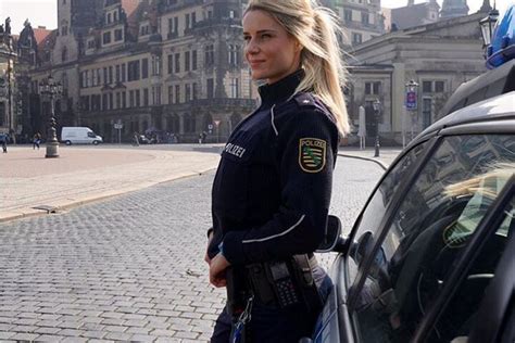 Dresden Germanys Most Beautiful Police Officer Quits The Service