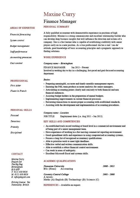 Use this auto finance manager resume template to highlight your key skills, accomplishments, and work experiences. Finance manager resume, CV, example, sample, templates ...