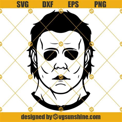 Michael Myers Face SVG Horror SVG Michael Myers SVG PNG DXF EPS