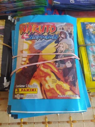 Pack X 5 Sobres De Figuritas Naruto Shippuden Panini MercadoLibre