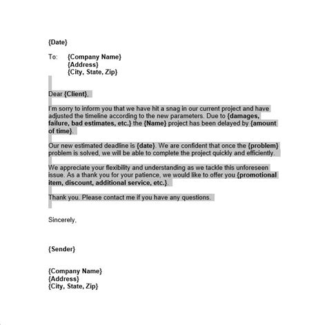 Project delay letter to client sample · i'm sorry to inform you that we are experiencing a delay in the insert project and have adjusted the timeline according . Project Delay Letter Sample - Engineering Books