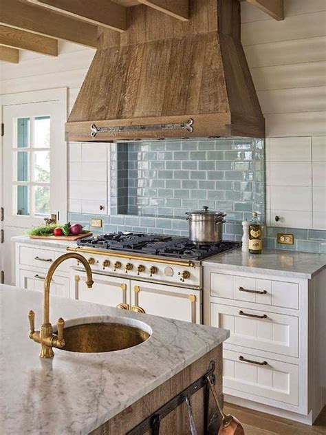 Check out this round up of great inspiration photos and the best ideas for a covered range hood in a kitchen. The Best Farmhouse Range Hoods | Life on Shady Lane