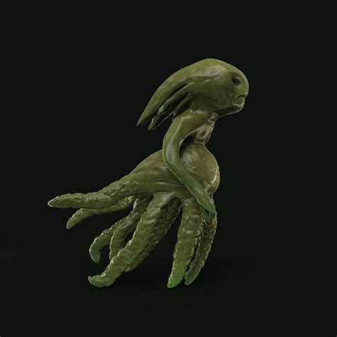 Grindylow Sea Creature Harry Potter Mermaid Demon 3d Model 3d