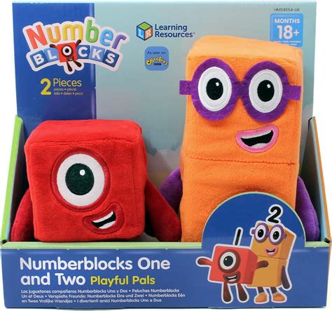 Learning Resources Hm94554 Uk One And Two Playful Pals Numberblocks