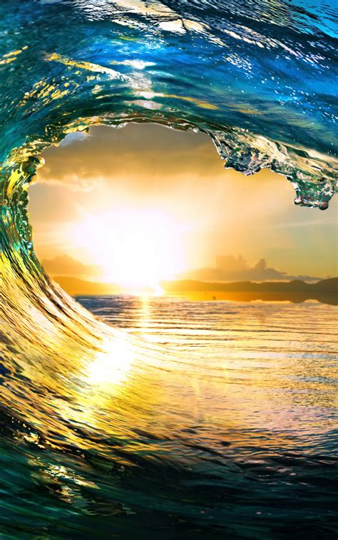 Free Download Tropical Paradise Ocean Sea Waves Sunlight Nature