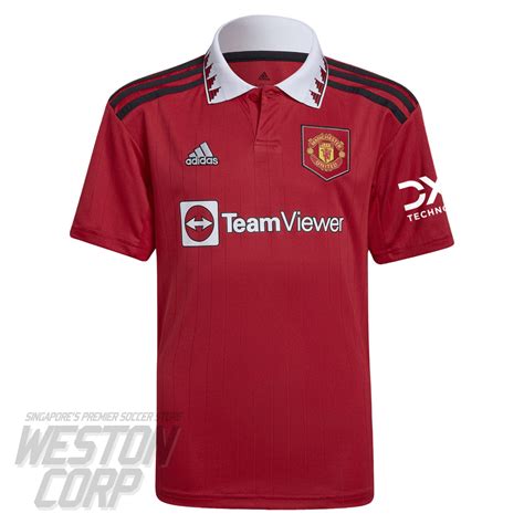 Manchester United Adult 2022 23 Home Jersey Weston Corporation
